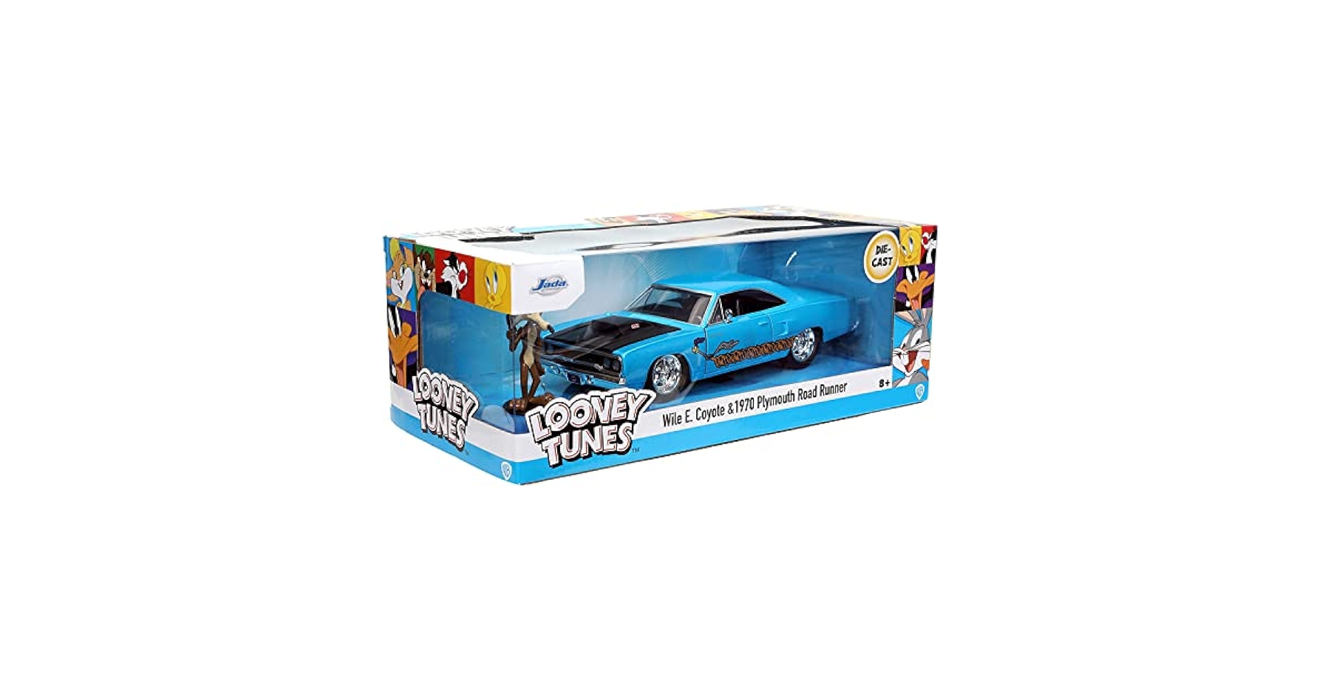 JADATOYS 1/24 ロードランナー ワイリーコヨーテ PLYMOUTH Amazon.com: Jada Wile E Coyote & 1970 Plymouth Road Runner